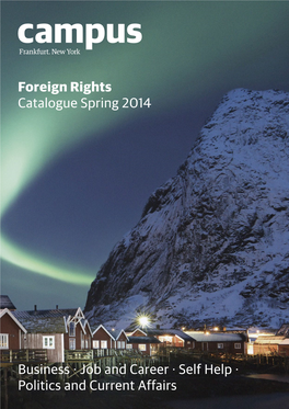 Foreign Rights Catalogue Spring 2014 Business · Job and Career