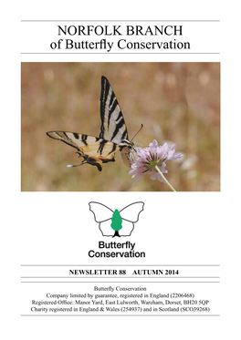 NORFOLK BRANCH of Butterfly Conservation