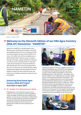 HAMETIN ERA Agro-Forestry Project Newsletter