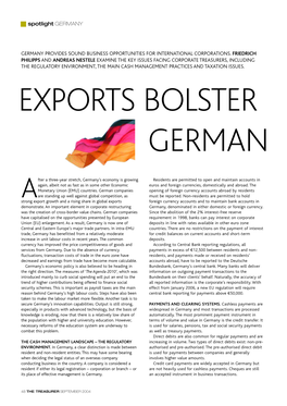 Germany Provides Sound Business Opportunities for International Corporations