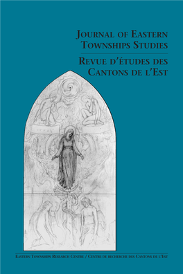 Journal of Eastern Townships Studies Revue D'études Des Cantons De L'est