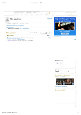 Tim Leighton - Imdb