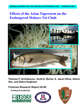 MTC Asian Tapeworm Final Report To