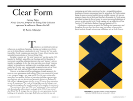 Scandinavian Review Clear Form Summer—2019