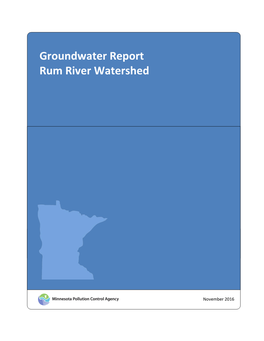 Groundwater Report-Rum River Watershed (Wq-Ws1-11)