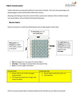 Fabric Construction