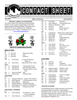 April 24 Competition Results