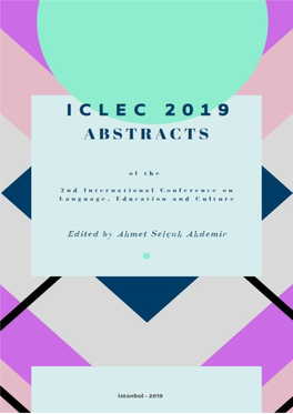 ICLEC 2019 Book of Abstracts