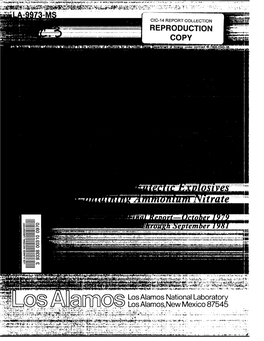 Eutectic Explosives Containing Ammonium Nitrate