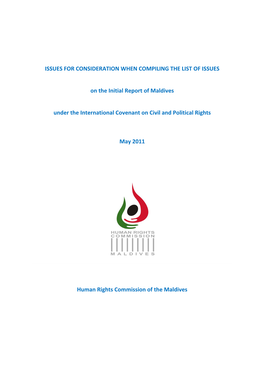 Finallistofissuesforiccpr.Pdf