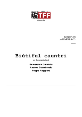 Biùtiful Cauntri Un Documentario Di