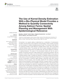 The Use of Kernel Density Estimation with a Bio-Physical Model Provides