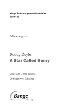 A Star Called Henry