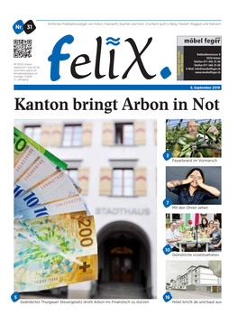 Kanton Bringt Arbon in Not