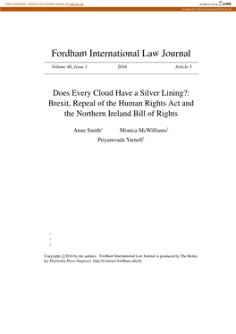 Fordham International Law Journal