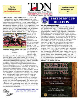 Breeders' Cup Bulletin