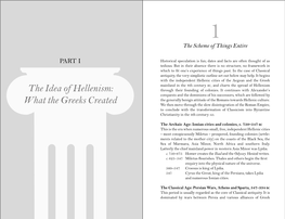 The Idea of Hellenism: What the Greeks Created