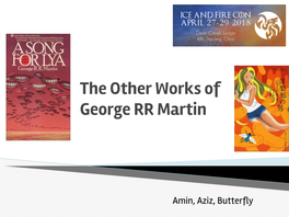 The Other Works of George RR Martin