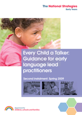 Every Child a Talker: Guidance for Early Language Lead Practitioners