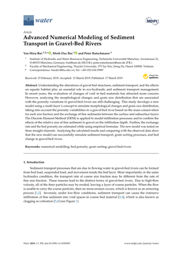 Advanced Numerical Modeling of Sediment Transport in Gravel-Bed Rivers