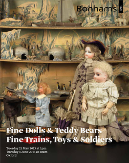 Fine Dolls & Teddy Bears Fine Trains, Toys & Soldiers