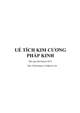 Uế Tích Kim Cương Pháp Kinh