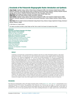 Grasslands of the Palaearctic Biogeographic Realm: Introduction and Synthesis