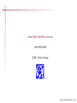 Lattice QCD with Wilson Fermions