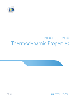 INTRODUCTION to Thermodynamic Properties Introduction to Thermodynamic Properties