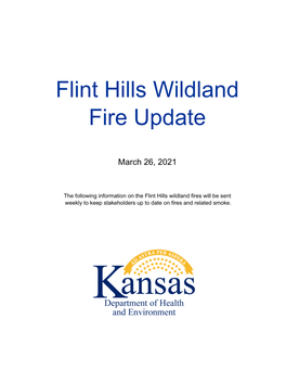 Flint Hills Wildland Fire Update