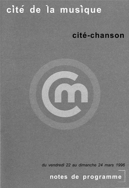 Cité-Chanson