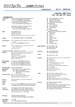 N51tp/Te AMD PUMA Rev 0.6 2008/Nov/05