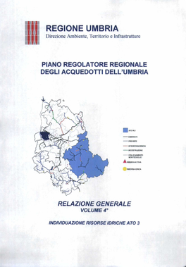 REGIONE UMBRIA [1!Llil Direzione Ambiente, Territorio E Infrastrutture CJ.:.I':IJ