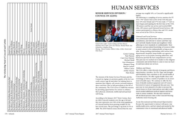 HUMAN SERVICES SENIOR SERVICES DIVISION / Average Was Roughly 16%, So Concord Is Significantly COUNCIL on AGING Higher