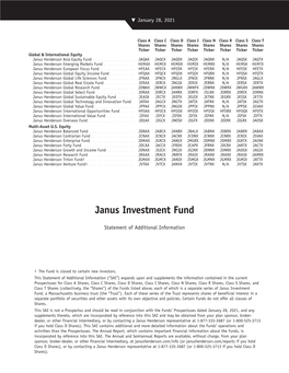 Janus Investment Fund