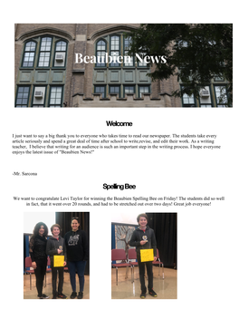 Student Newspaper Template