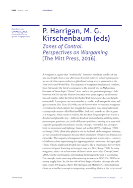 P. Harrigan, M. G. Kirschenbaum (Eds)