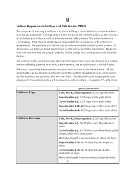 Uniform Policy So That It Is Eas- Ier to Follow and Enforce and to Address Several Safety Issues