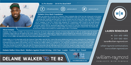 Delanie Walker TE 82