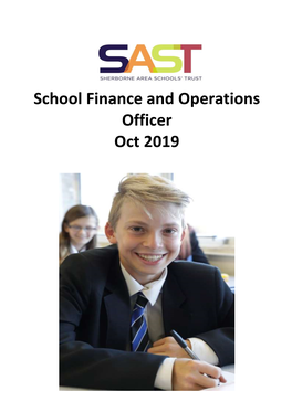School Finance and Operations Officer Oct 2019