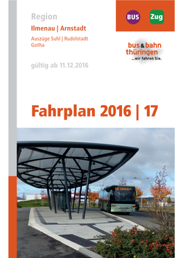 Fahrplan 2016 | 17