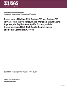 Occurrence of Radium-224, Radium