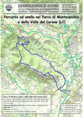 Percorso Ad Anello Nel Parco Di Montevecchia E Della Valle Del