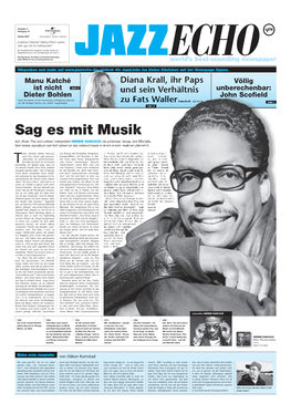 Sag Es Mit Musik Auf „River: the Joni Letters“ Interpretiert HERBIE HANCOCK Die Schönsten Songs Joni Mitchells