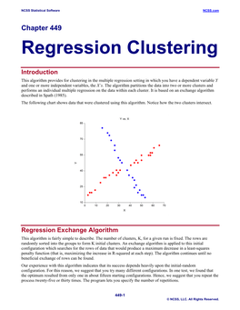 Regression Clustering