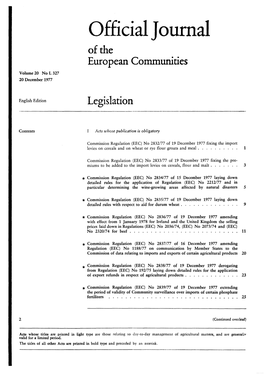European Communities Legislation