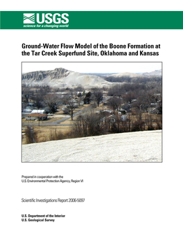 Ground-Water Flow Model of the Boone Formation at the Tar Creek Superfund Site, Oklahoma and Kansas