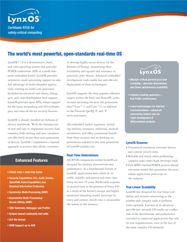 Lynx-Lynxos-Datasheet