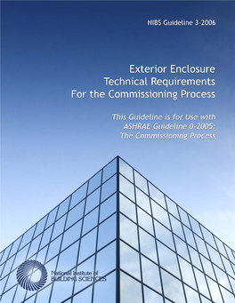 NIBS Guideline 3-2006 Exterior Enclosure Technical Requirements