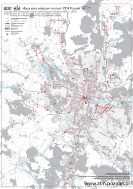 Mapa Sieci Połączeń Nocnych ZTM Poznań C Głębocko